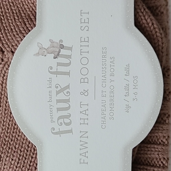 🎉Host Pick🎉 Pottery Barn Baby Fawn Hat and Bootie Set - Picture 3 of 5